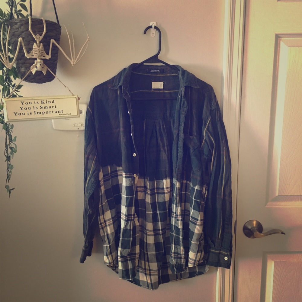Urban Outfitters Dip-Dyed Flannel